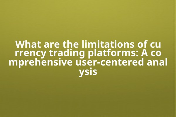 What are the limitations of currency trading platforms: A comprehensive user-centered analysis