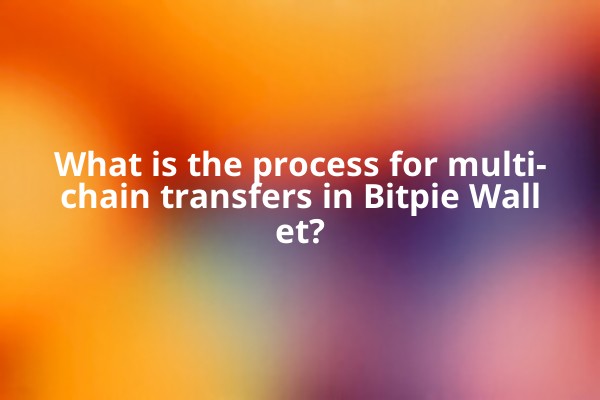 What is the process for multi-chain transfers in Bitpie Wallet?